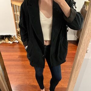Free People oversized knit blazer